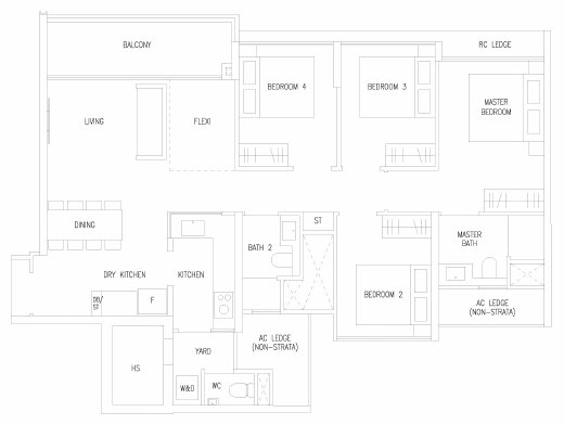 Amberwood at Holland D3F floor plan