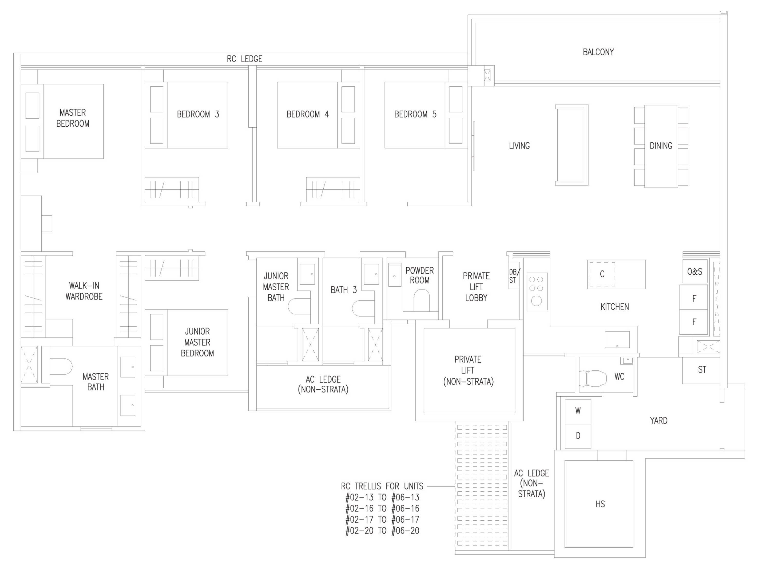 Amberwood at Holland E3L floor plan, 5 bedrooms