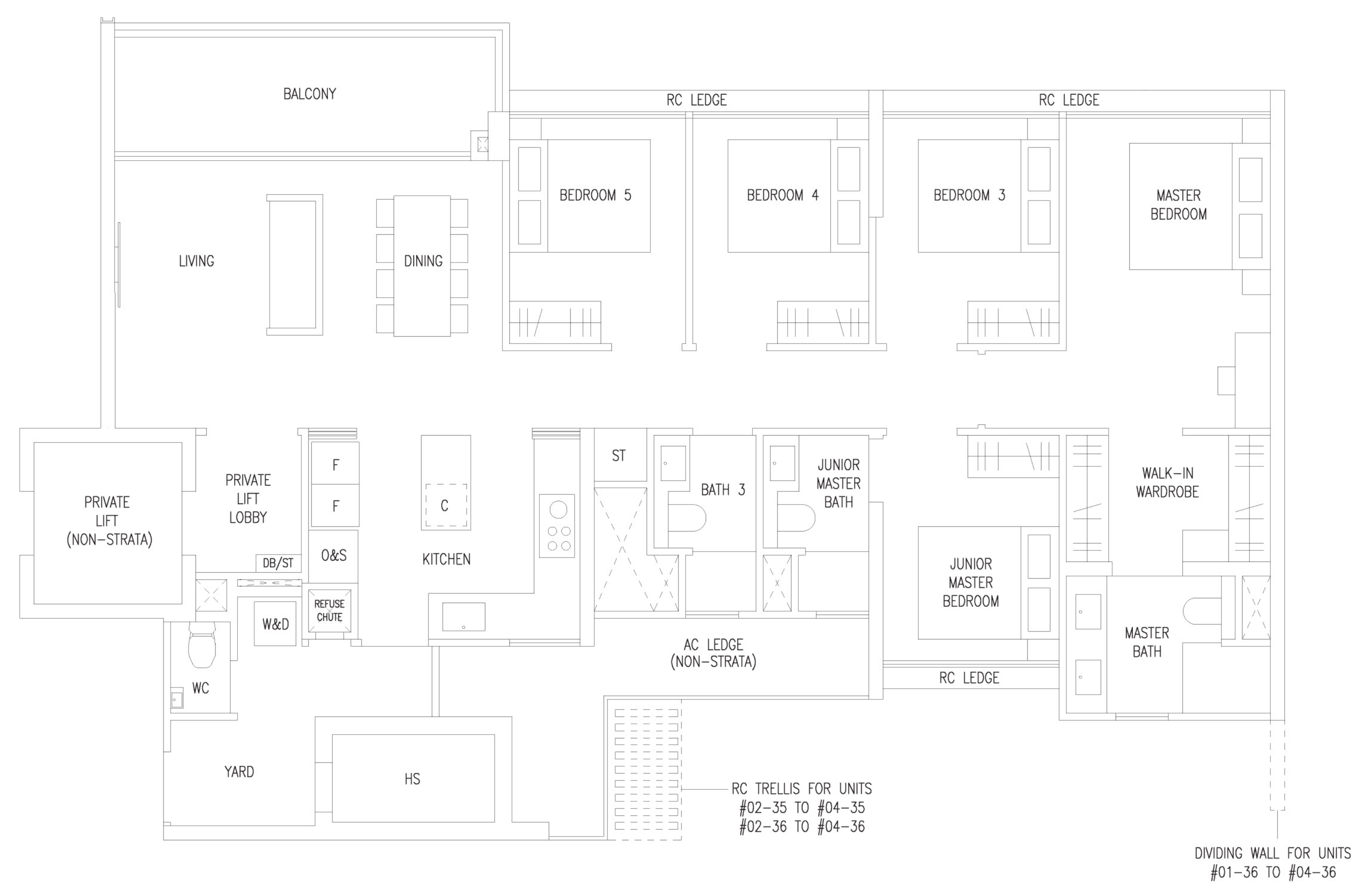 Amberwood at Holland E4L floor plan, 5 bedrooms