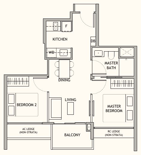 Dunearn House B1 floor plan