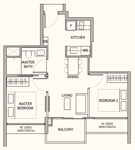Dunearn House B1a floor plan