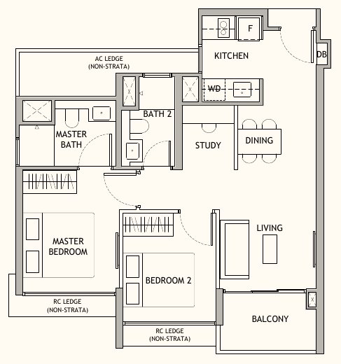 Dunearn House BS1 floor plan