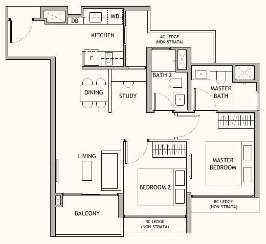 Dunearn House BS3 floor plan