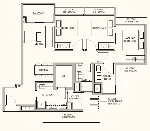 Dunearn House C1 floor plan