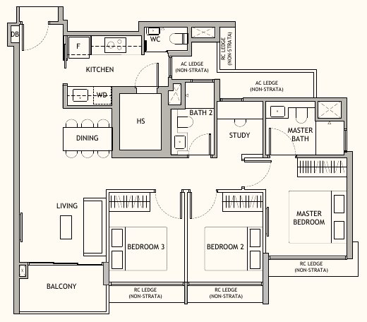 Dunearn House CS1 floor plan