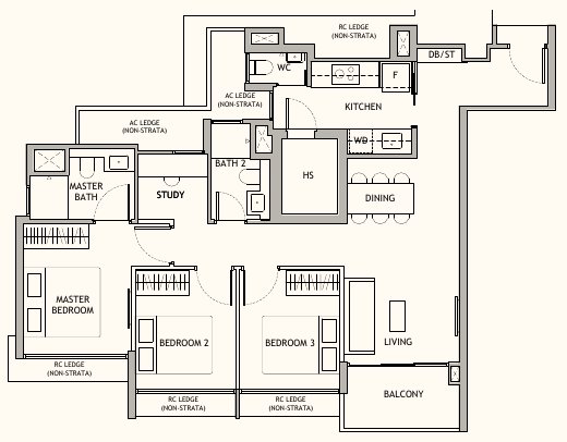 Dunearn House CS2 floor plan