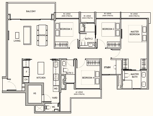 Dunearn House DPS1 floor plan