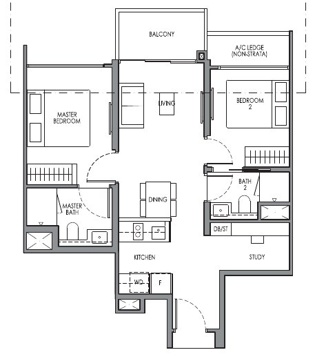 Lucerne Grand B2S floor plan