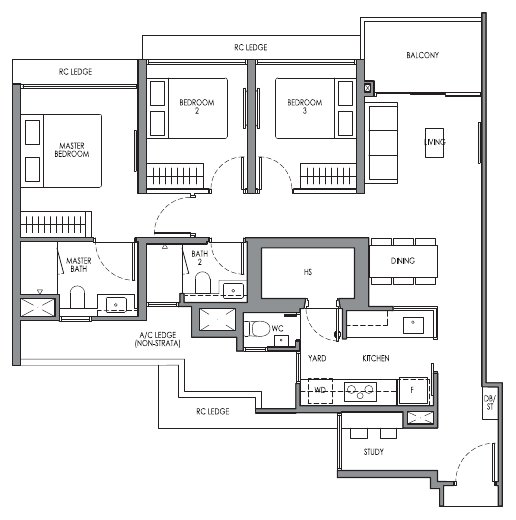 Lucerne Grand CP4S floor plan