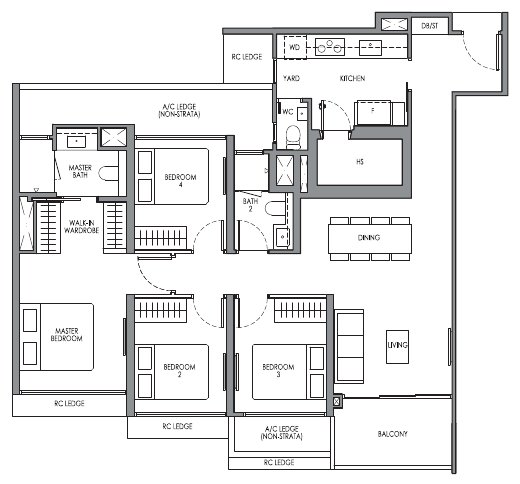 Lucerne Grand DP1 floor plan
