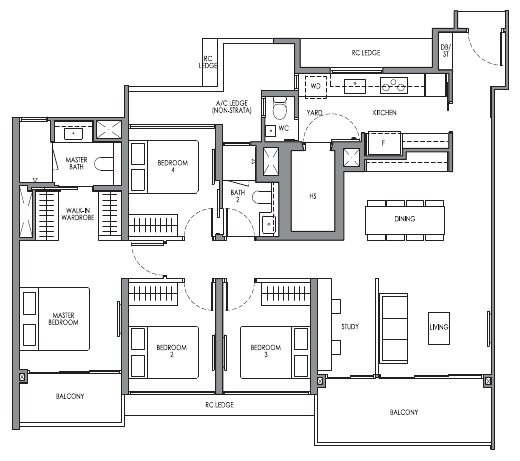 Lucerne Grand DP1S floor plan