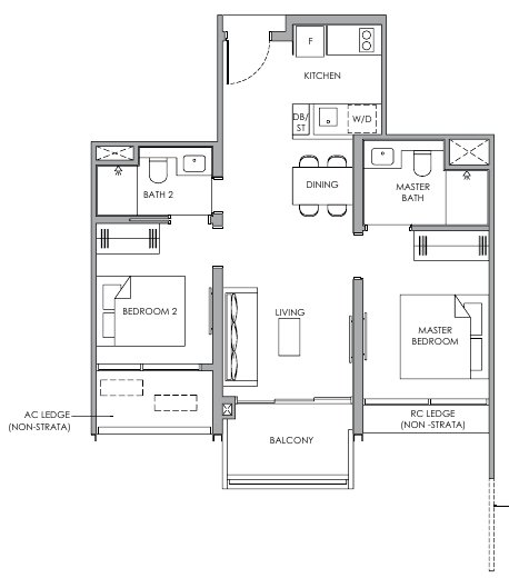 Narra Residences B2P floor plan