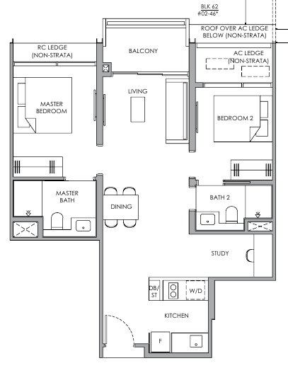 Narra Residences B8S floor plan