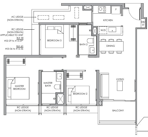 Narra Residences C1 floor plan