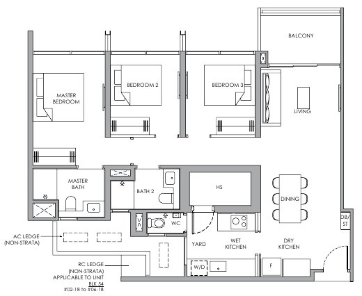 Narra Residences C6P floor plan