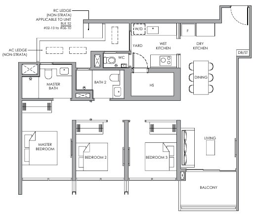 Narra Residences C7P floor plan