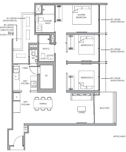 Narra Residences C8P floor plan