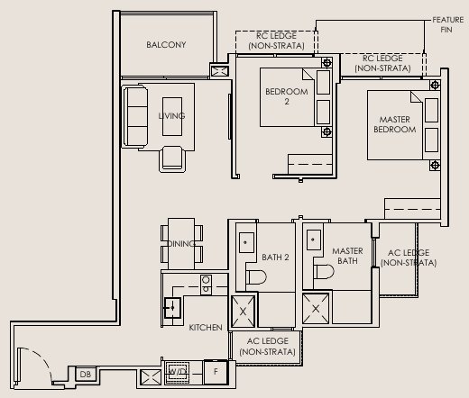 The Sen B3 floor plan