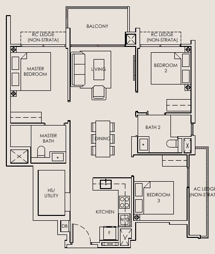 The Sen C1 floor plan
