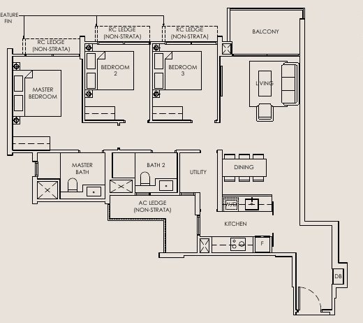 The Sen C2 floor plan