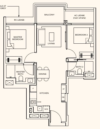 Thomson Reserve BP1 floor plan