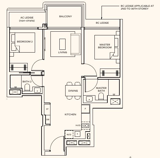 Thomson Reserve BP2 (L) floor plan