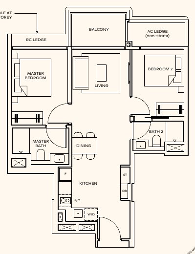 Thomson Reserve BP2 floor plan