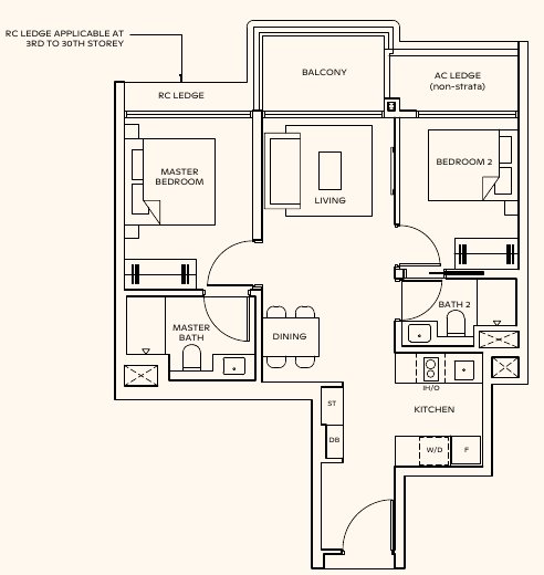 Thomson Reserve BP3 (L) floor plan