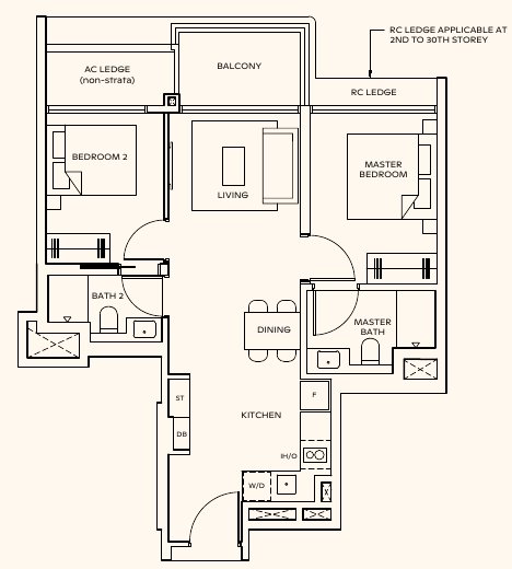 Thomson Reserve BP7 (L) floor plan