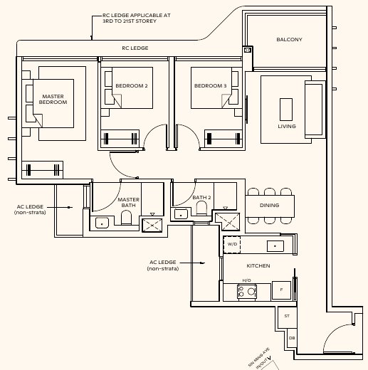 Thomson Reserve C1 floor plan