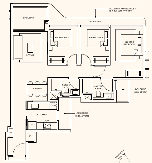 Thomson Reserve C2 floor plan