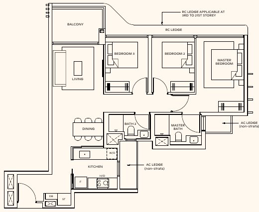 Thomson Reserve C4 floor plan