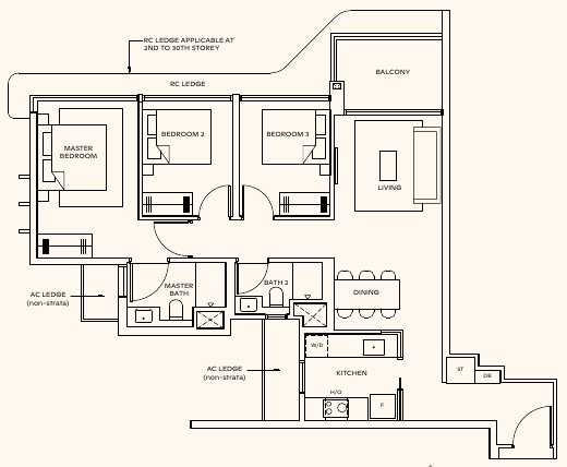 Thomson Reserve C5 (L) floor plan