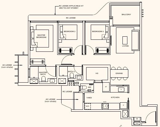 Thomson Reserve CP3 floor plan
