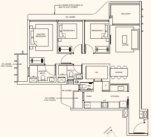 Thomson Reserve CP4 floor plan