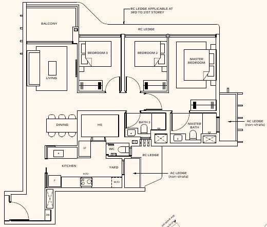 Thomson Reserve CP5 floor plan