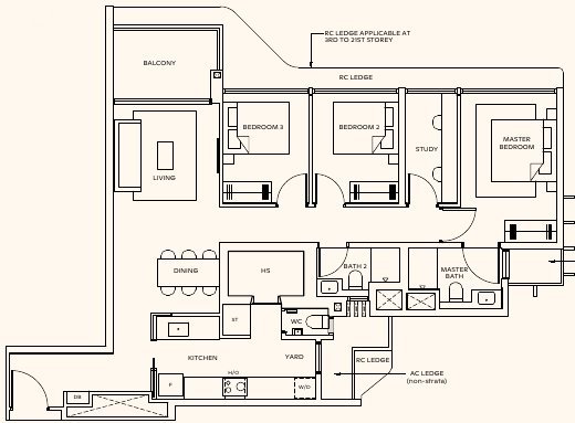 Thomson Reserve CPS1 floor plan