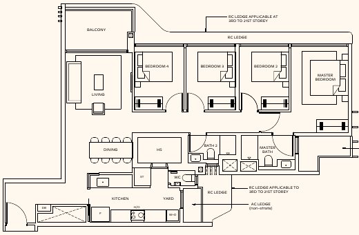 Thomson Reserve D1 floor plan