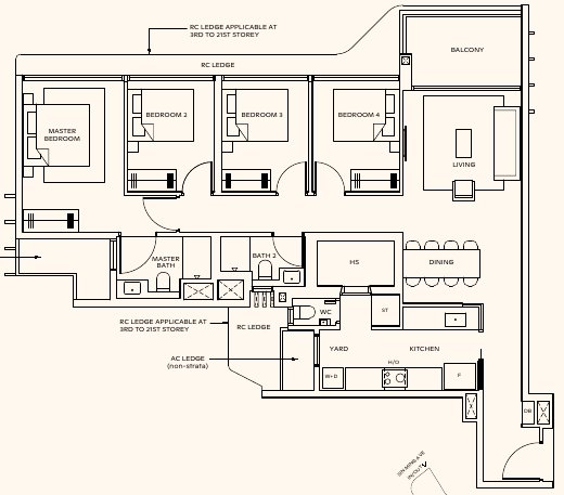 Thomson Reserve D3 floor plan