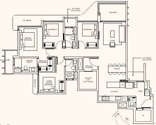 Thomson Reserve DP1 (L) floor plan