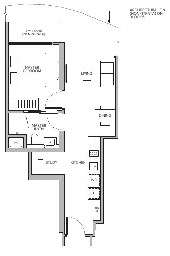 Zyon Grand A1s floor plan