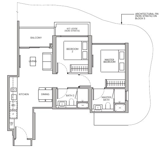 Zyon Grand BP1 floor plan