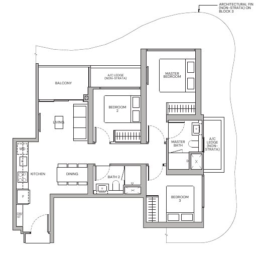 Zyon Grand C1 floor plan