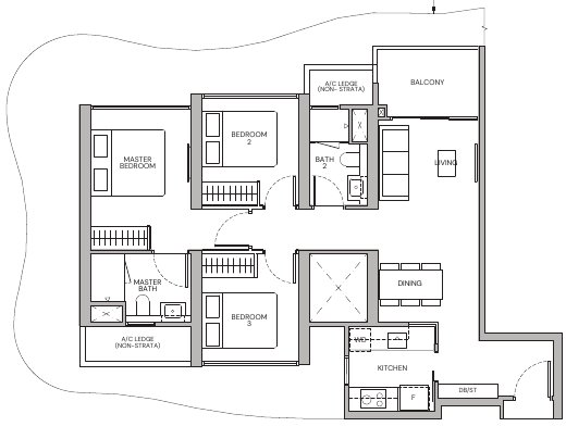 Zyon Grand CD1 floor plan