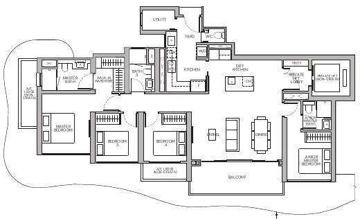 Zyon Grand DP1 floor plan
