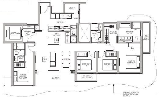 Zyon Grand DS1 floor plan