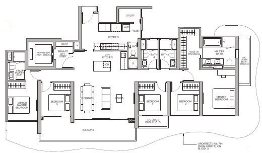 Zyon Grand ES1 floor plan